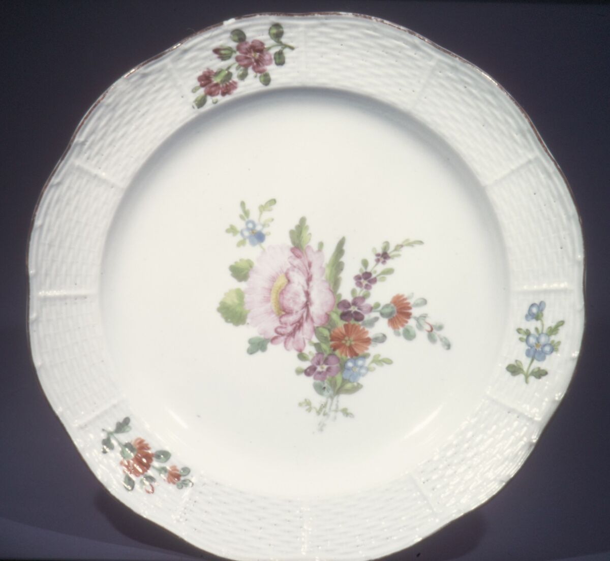 Plate, Imperial Porcelain Manufactory, St. Petersburg (Russian, 1744–present), Hard-paste porcelain, Russian, St. Petersburg 