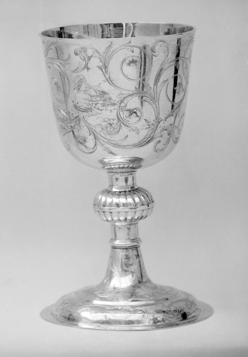 Standing cup, Niels Jonsen (working 1705–31), Silver gilt, Danish, Copenhagen 