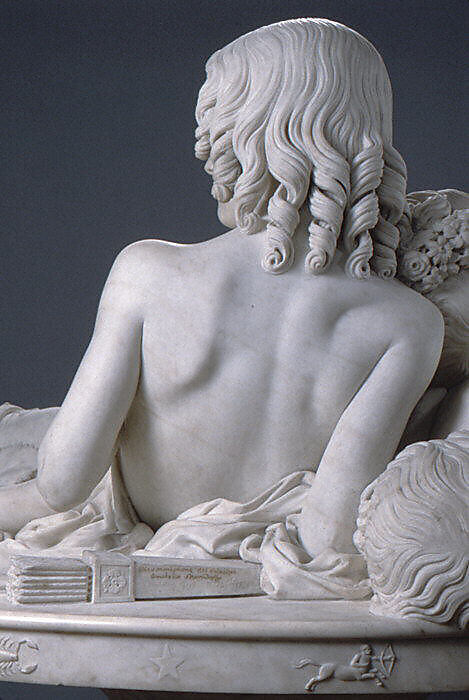The Demidoff Table, Lorenzo Bartolini (Italian, 1777–1850), Marble, Italian, Florence