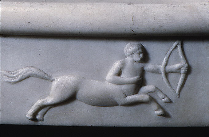 The Demidoff Table, Lorenzo Bartolini (Italian, 1777–1850), Marble, Italian, Florence