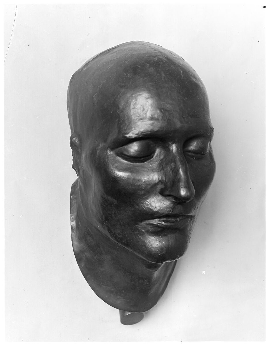 Death mask of Napoleon I, Francesco Antommarchi (1780–1838), Bronze, Italian 