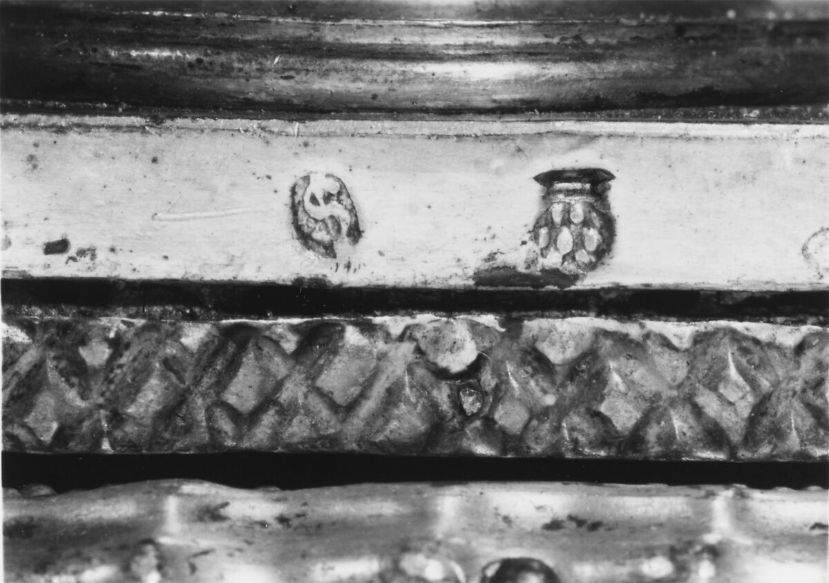 Cabinet, Cabinetry by the workshop of Melchior Baumgartner (German) (1621–1686), Oak, pine, walnut, cedar, ebony, and rosewood; ivory veneer and silver veneer; silver; silver-gilt moldings; gilded yellow-metal mounts; the drawers lined with aquamarine-colored silk, German, Augsburg