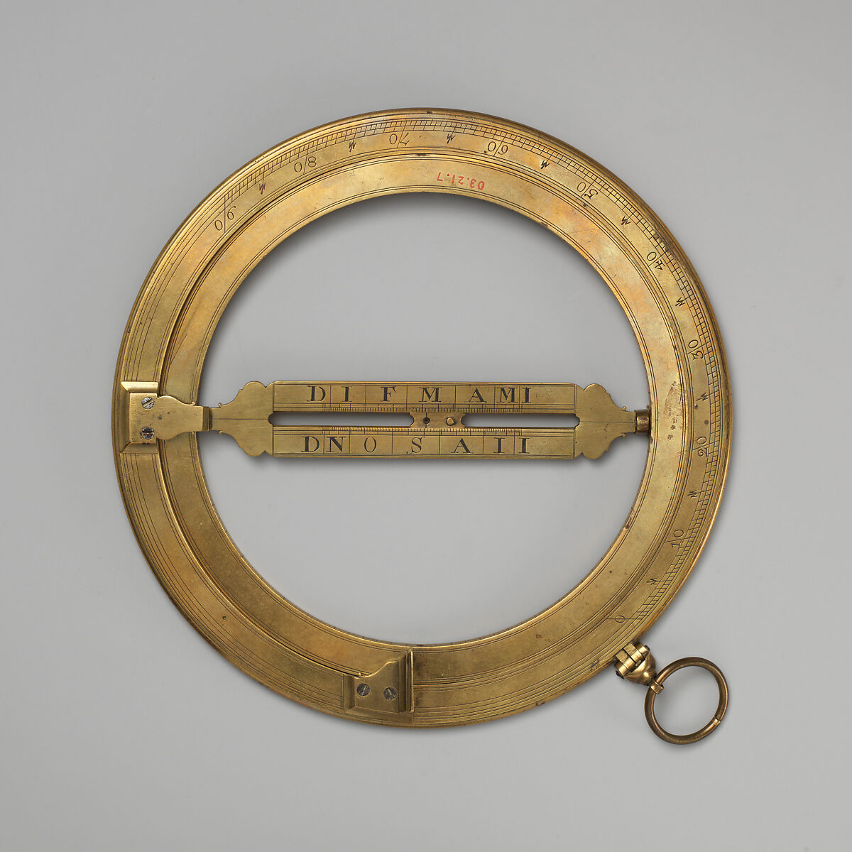 Universal ring sundial, Jonathan Sisson (1690–1749 or 1760) or, Brass, British