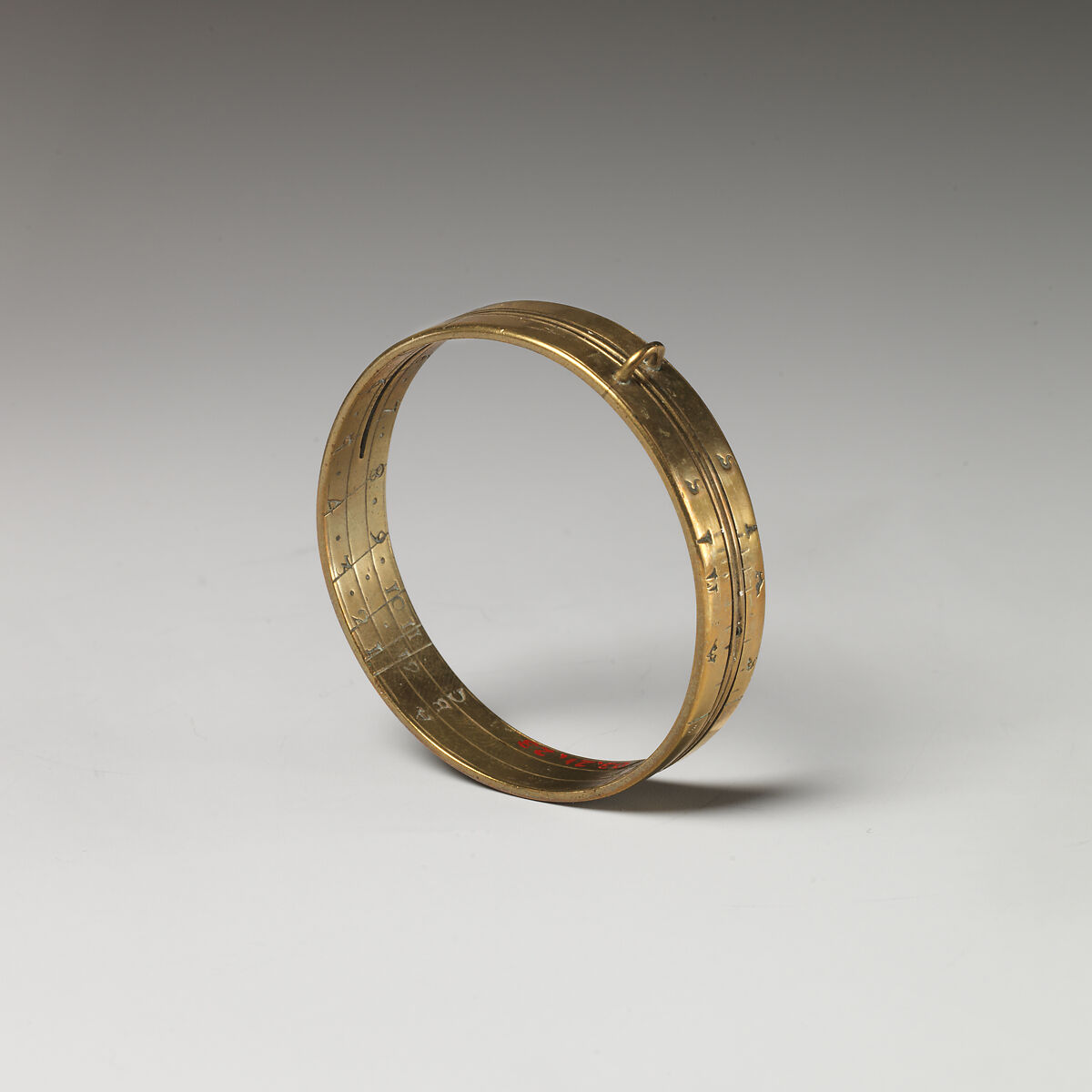 Local ring dial, T. W., Brass, British