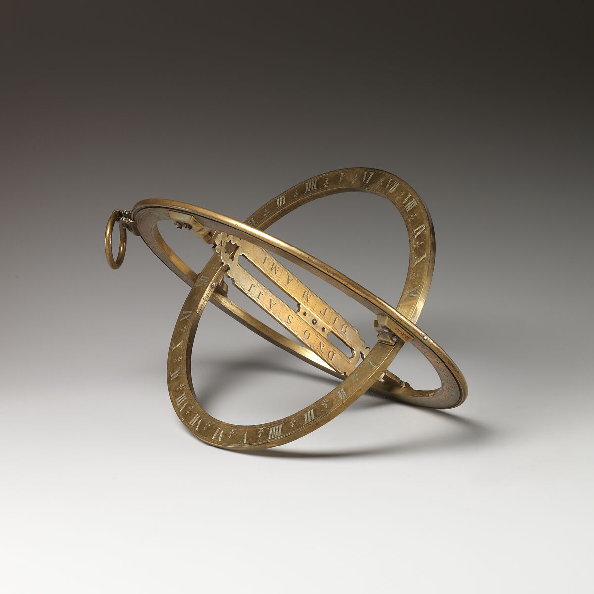 Universal ring sundial, William Collier (British, active London, 1712–30), Brass, British, London 