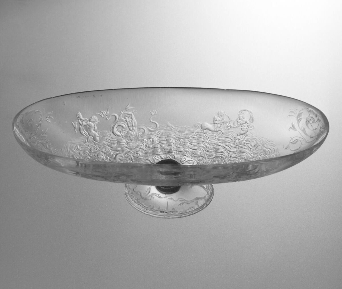 Battling Marine Deities, Workshop of The Saracchi, Milan, Rock crystal, Italian, Milan