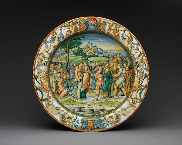 Dish with The Discovery of Achilles
