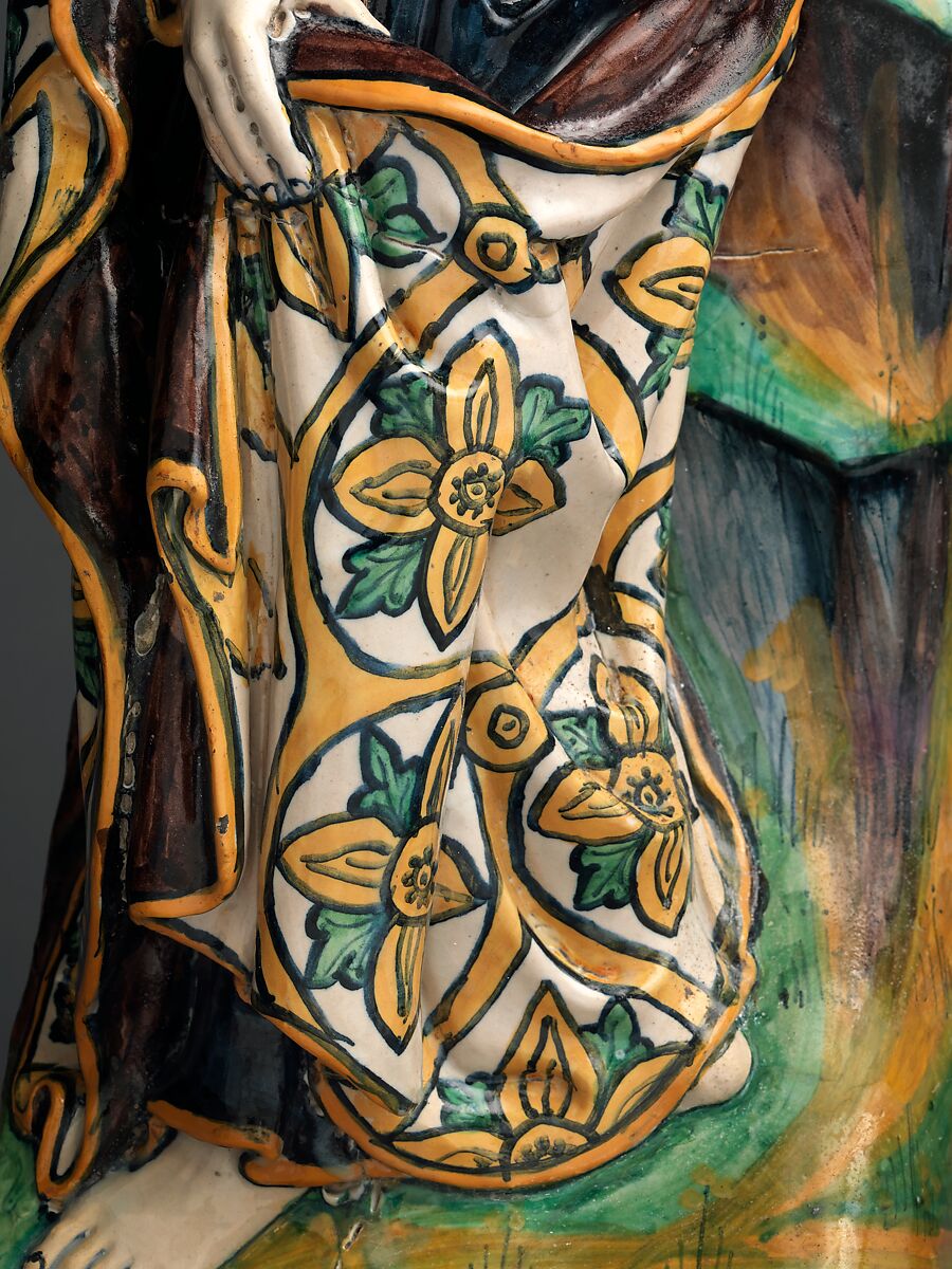 Sculptural group with The Lamentation Over the Dead Christ, Maiolica (tin-glazed earthenware), Eastern Central Italian, Emilia-Romagna or the Marche