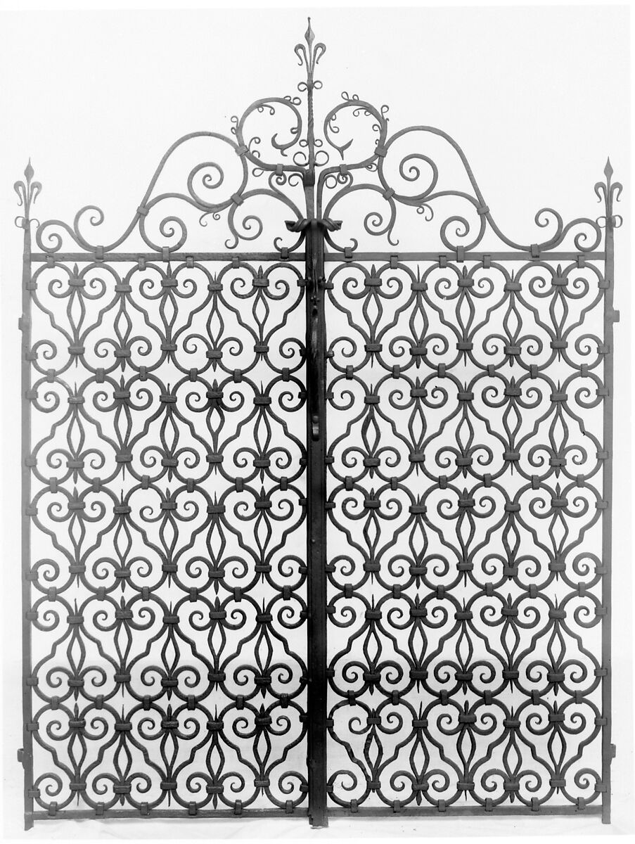 Gate, Wrought iron, Northern Italian 