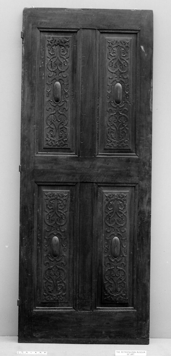 Door, School of Lyons, Carved walnut, French 