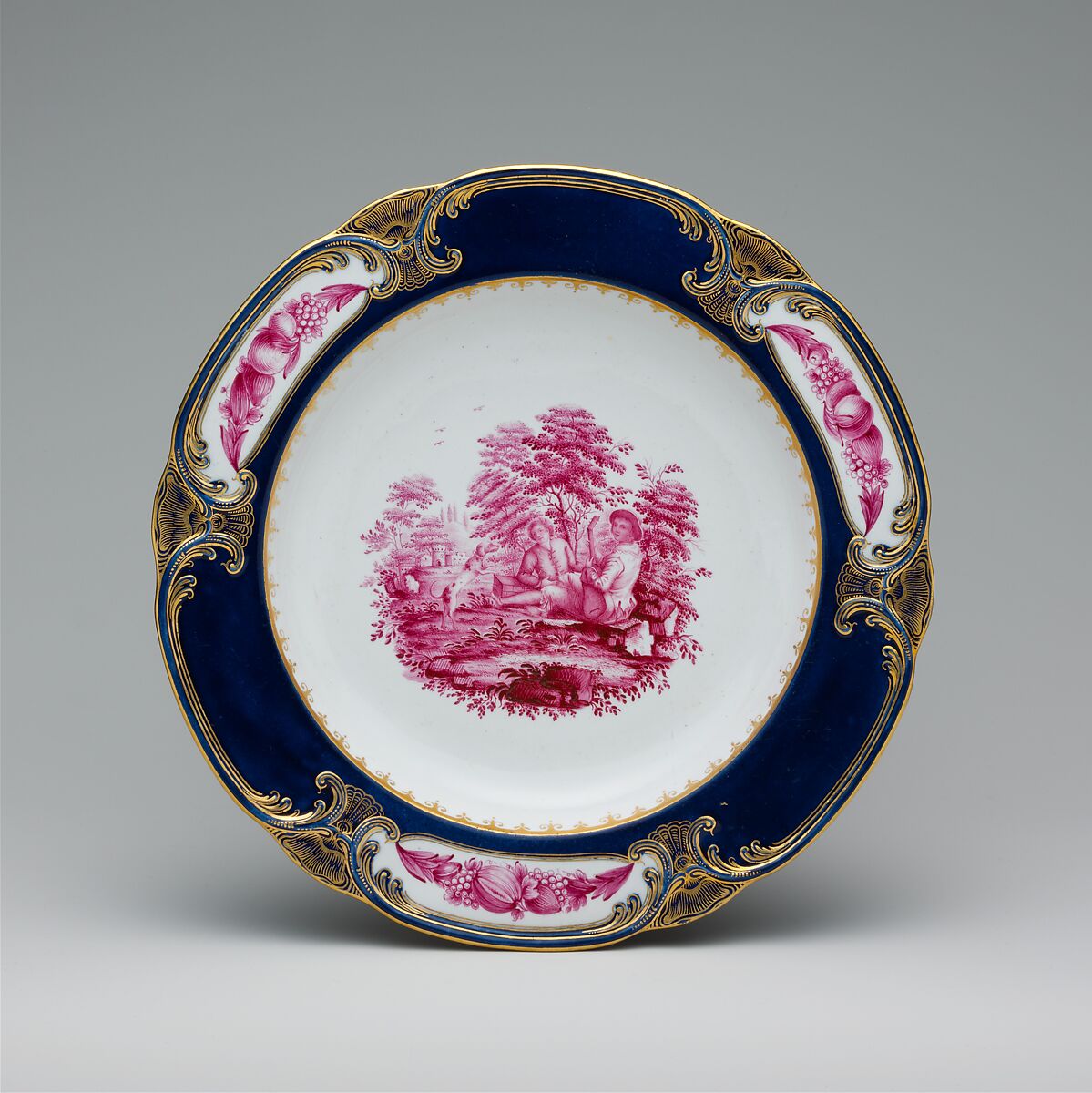 Dish, Doccia Porcelain Manufactory (Italian, 1737–1896), Hard-paste porcelain, Italian, Florence 