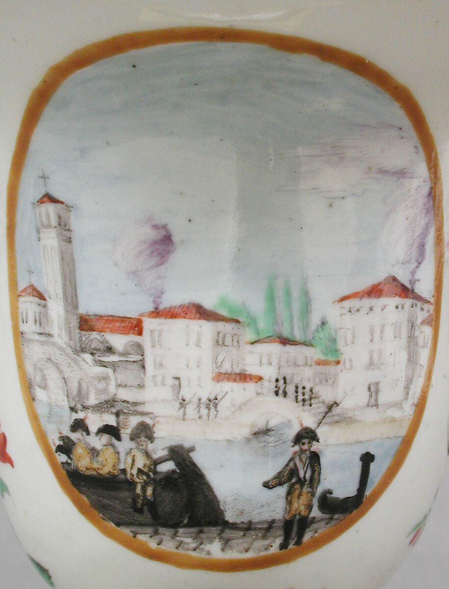 Vase, Le Nove Porcelain Manufactory, Hard-paste porcelain, Italian, Nove