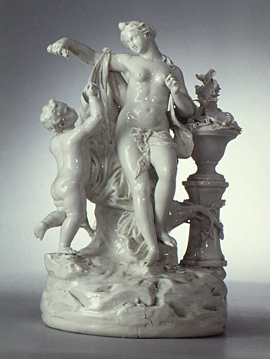 Flora with children, Este, Hard-paste porcelain, Italian, Este 