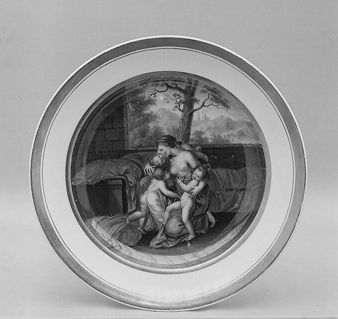 Plate, Fürstenberg Porcelain Manufactory (German, founded 1747), Hard-paste porcelain, German, Fürstenberg 