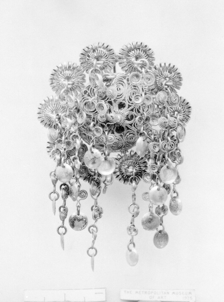 Brooch, Jacob Ulrich Holfeldt Tostrup (Norwegian, Sande, near Stavanger 1806–1890 Christiana (now Oslo)), Silver filigree, Norwegian, Christiania