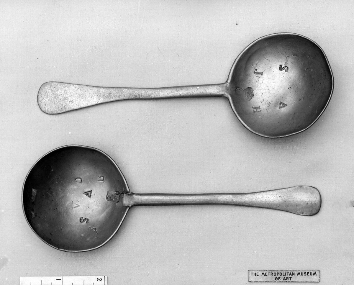 Spoon, Pewter, possibly Flemish 