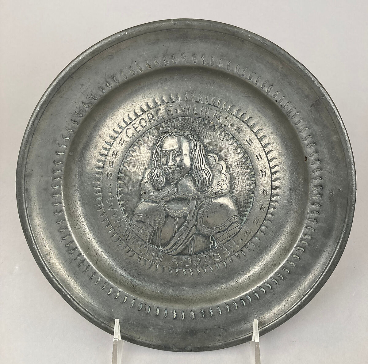 Plate, Pewter, possibly German, Nuremberg 
