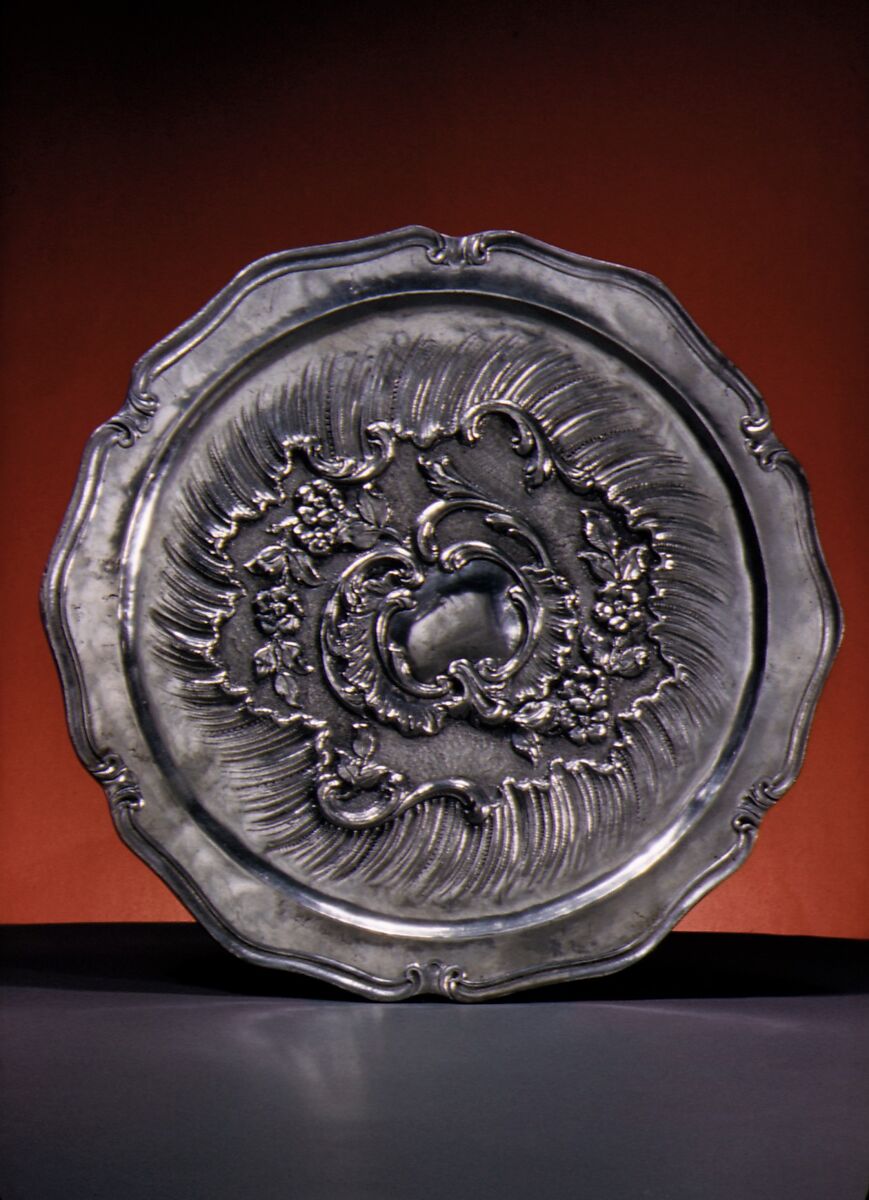 Salver, Pewter, French 