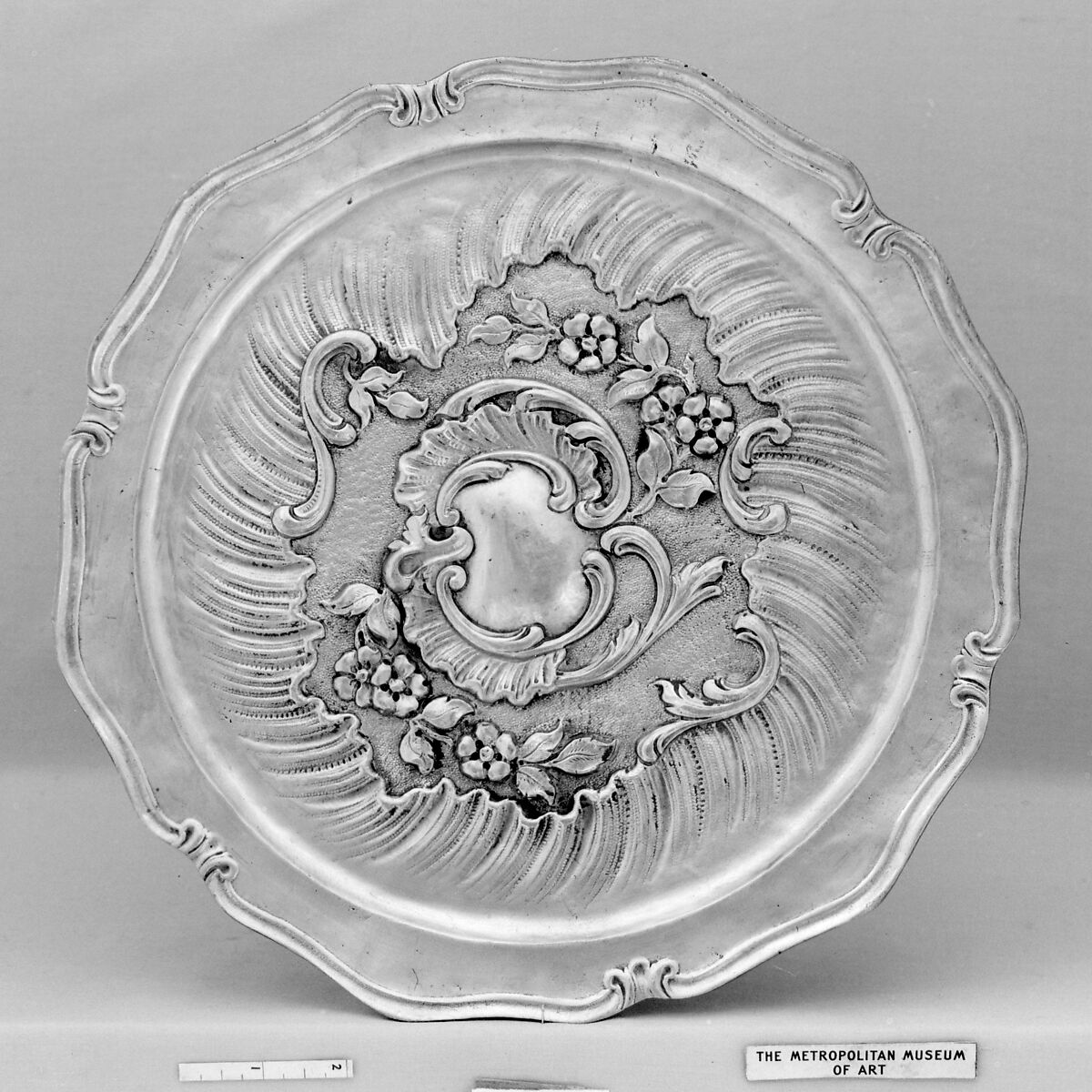 Salver, Pewter, French