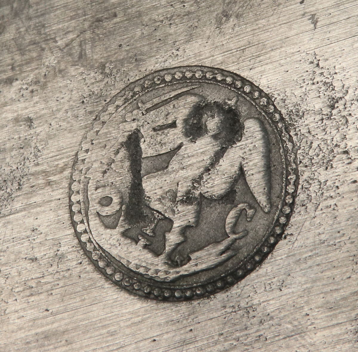 Fruit dish (one of a pair), Pewter, French