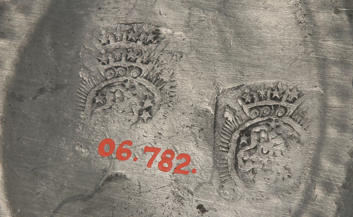 Dish, Pewter, French