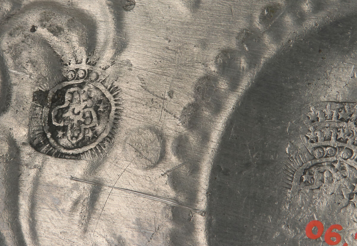 Dish, Pewter, French