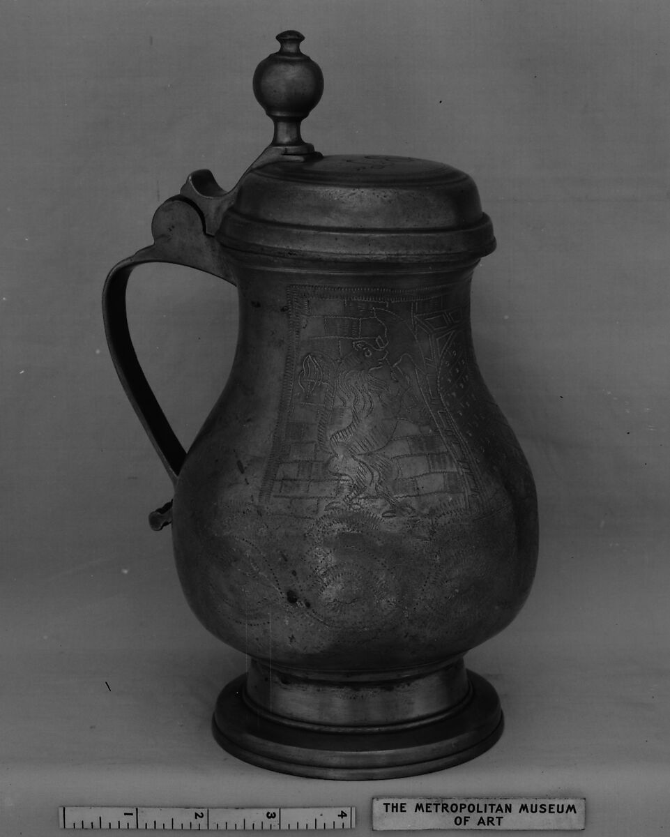 Flagon, Pewter, German or Swiss 