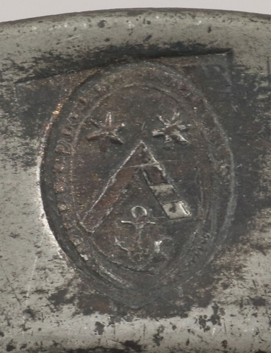 Plate, Jean Golin (French, master before 1591), Pewter, French, Montbéliard