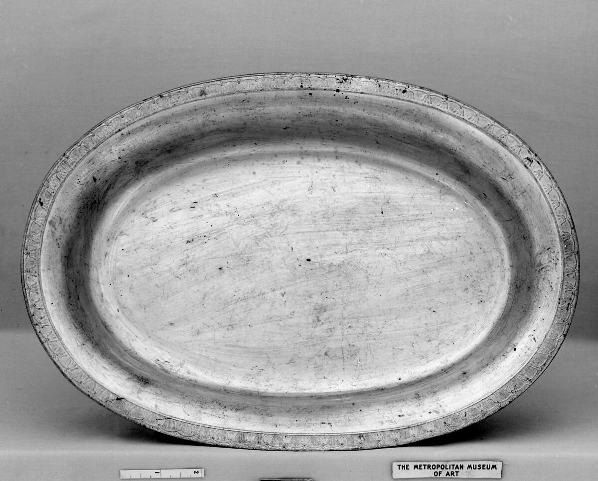 Dish or basin, Pewter, German 