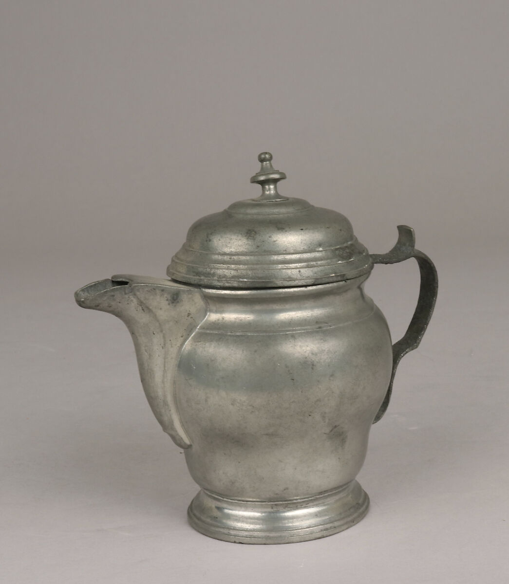 Coffeepot, Pewter, German