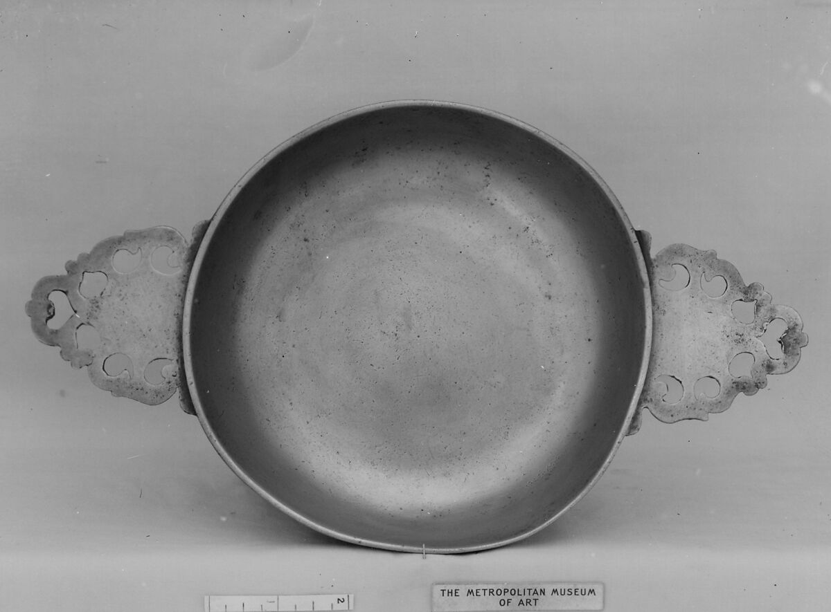 Porringer, Pewter, possibly French 