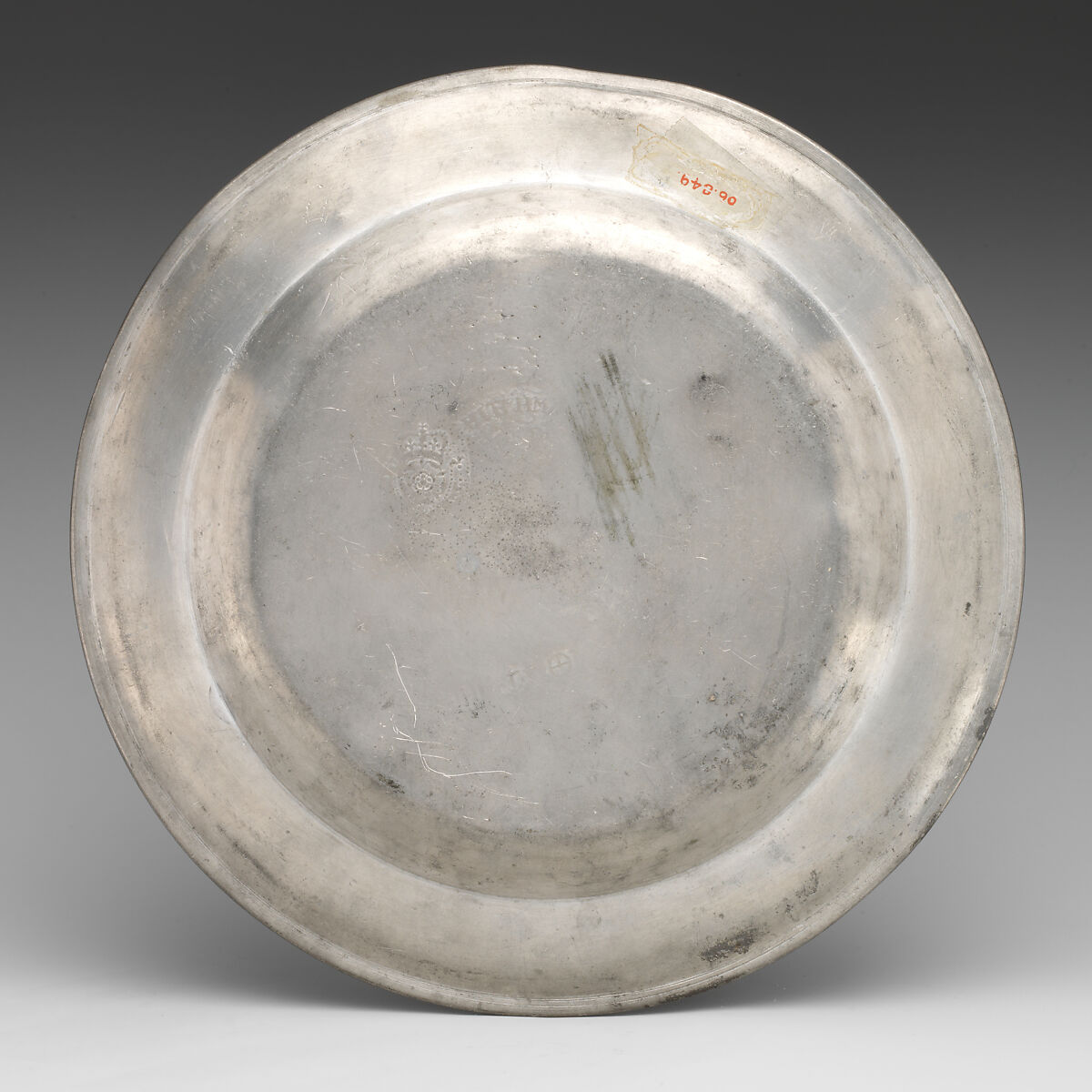 Plate, James Hitchman (yeoman 1701, renter warden 1733), Pewter, British, London