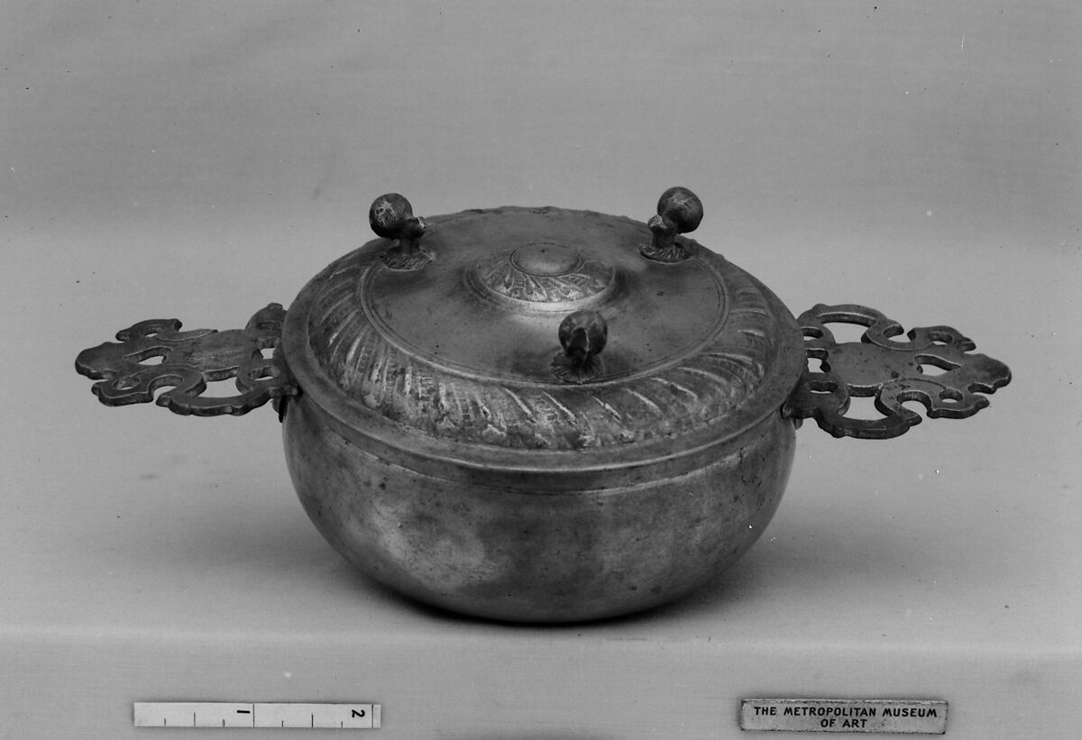 Porringer (Écuelle), Pewter, German 