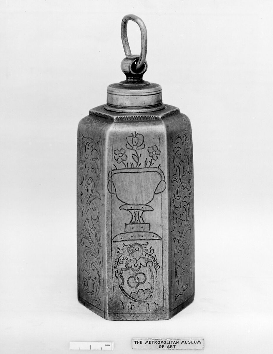 Wine can, Pewter, German 