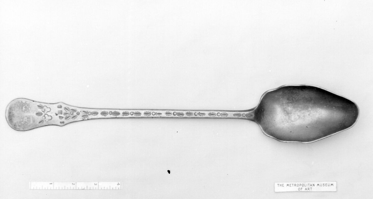 Spoon, Pewter, possibly Dutch 