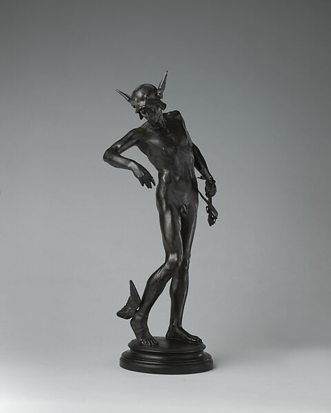 Perseus Arming, Sir Alfred Gilbert (British, London 1854–1934 London), Bronze, British, London