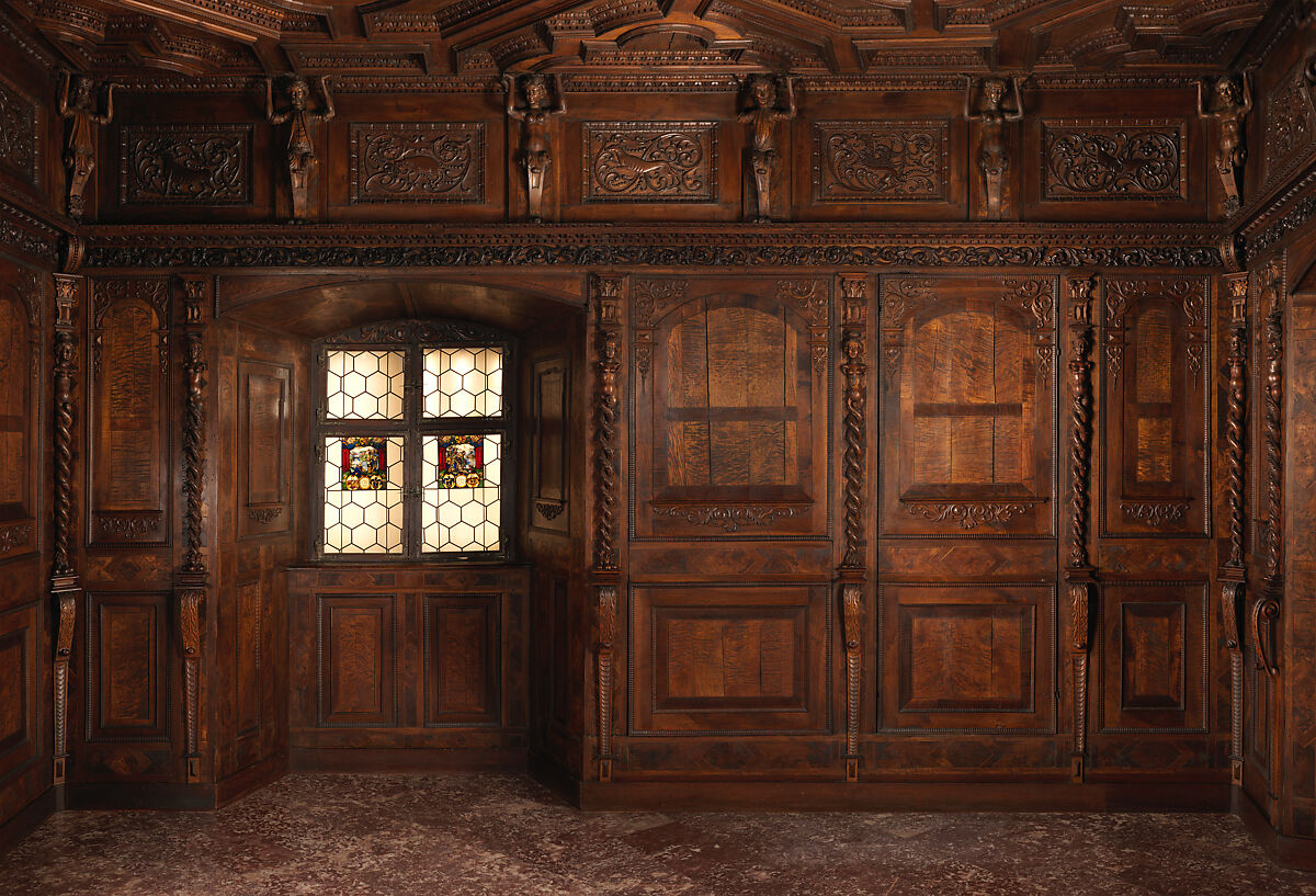The Swiss Room, Walnut, maple, sycamore and other native woods, Swiss, Flims