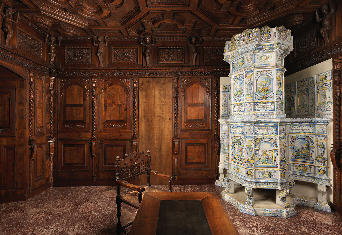 The Swiss Room, Walnut, maple, sycamore and other native woods, Swiss, Flims