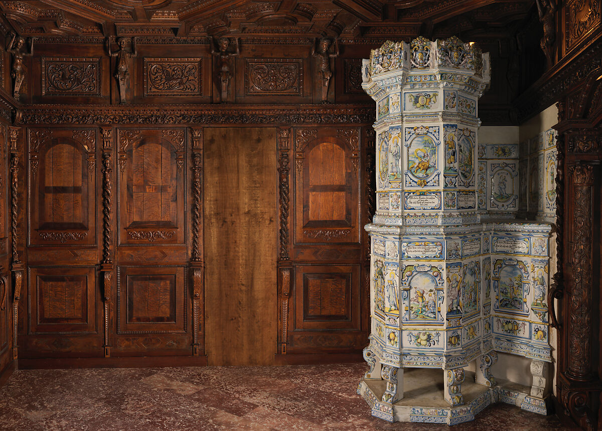 The Swiss Room, Walnut, maple, sycamore and other native woods, Swiss, Flims