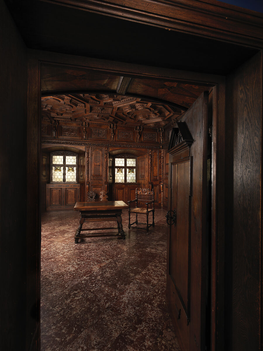The Swiss Room, Walnut, maple, sycamore and other native woods, Swiss, Flims