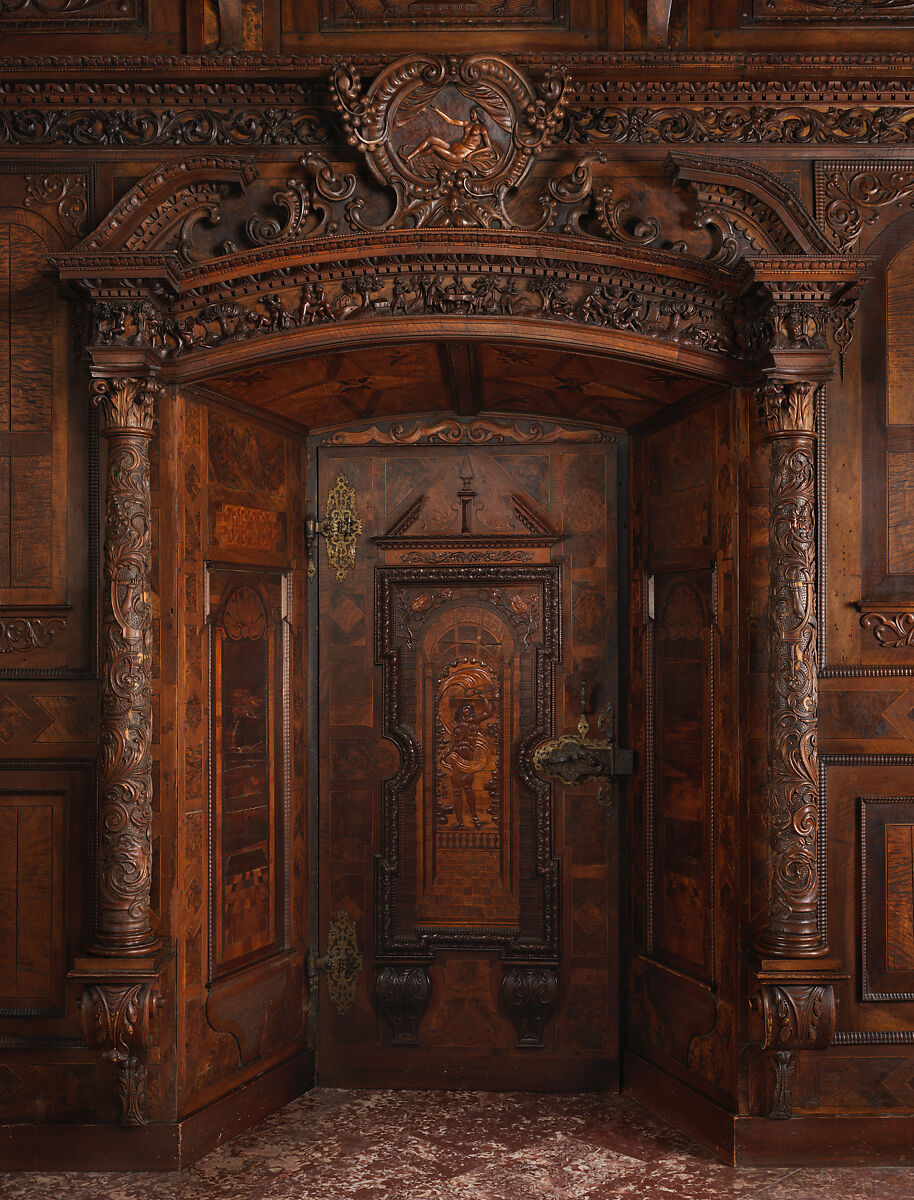 The Swiss Room, Walnut, maple, sycamore and other native woods, Swiss, Flims