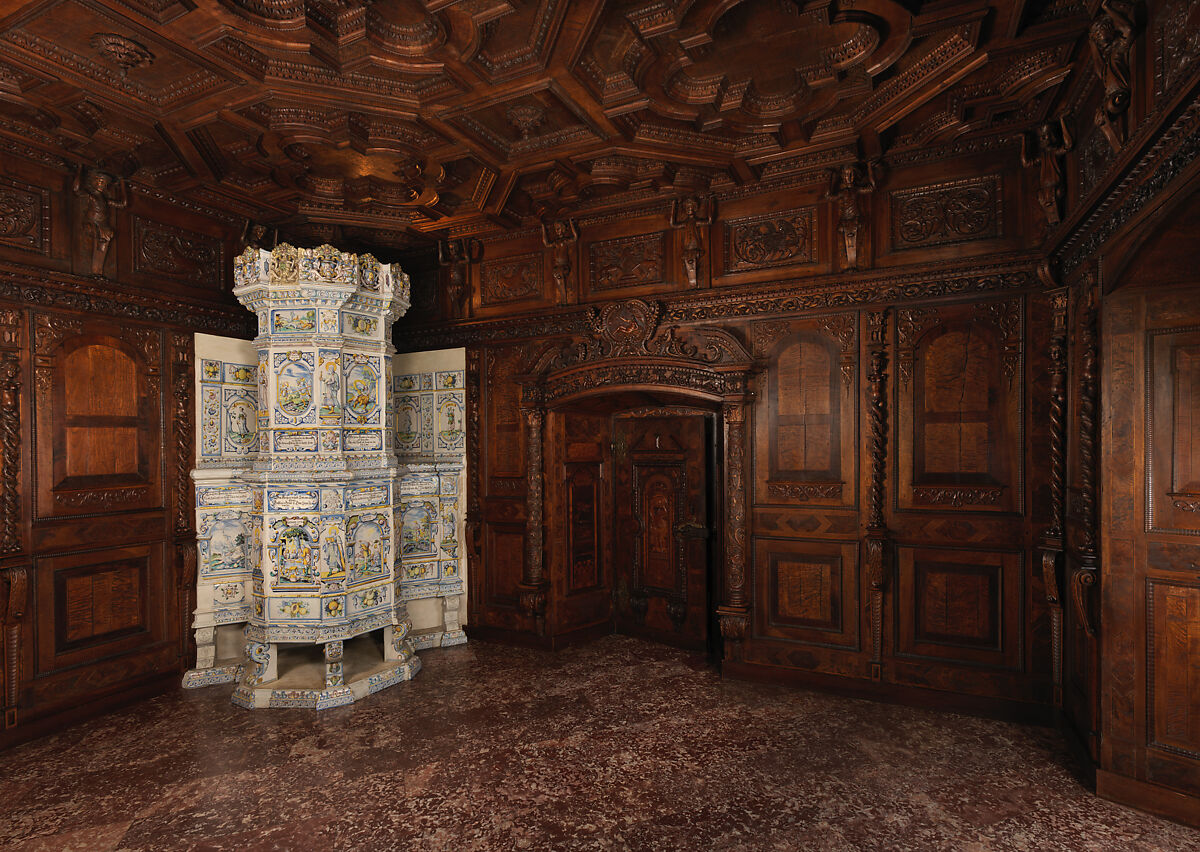 The Swiss Room, Walnut, maple, sycamore and other native woods, Swiss, Flims 