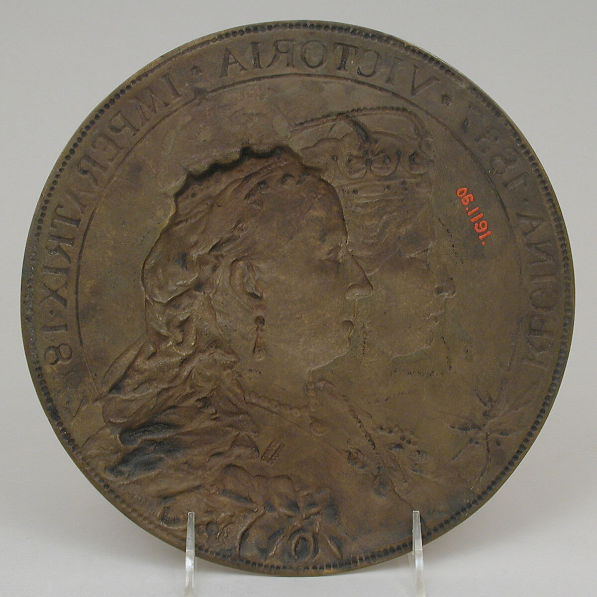 Queen Victoria’s Jubilee, 1887, Medalist: Anton Scharff (Austrian, Vienna 1845–1903 Brunn am Gebirge), Bronze, brown patina, Austrian