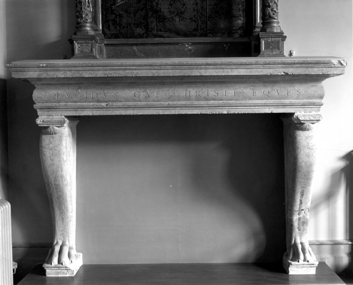 Mantel, Verona marble, Italian 