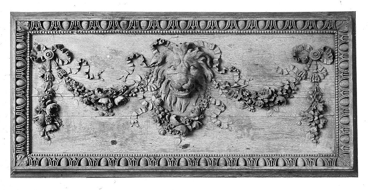 Panel, Oak, French 
