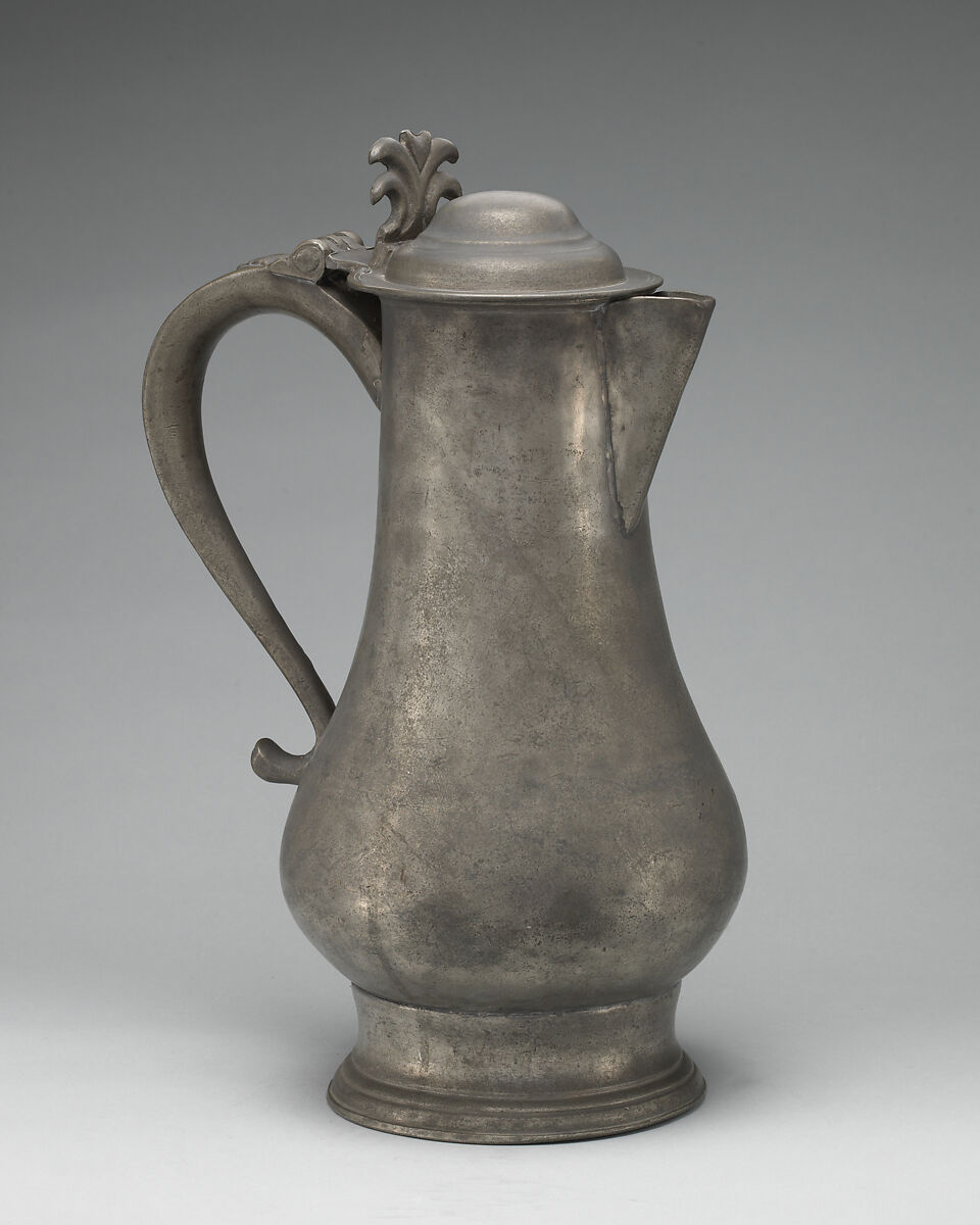 Flagon, Pewter, British 