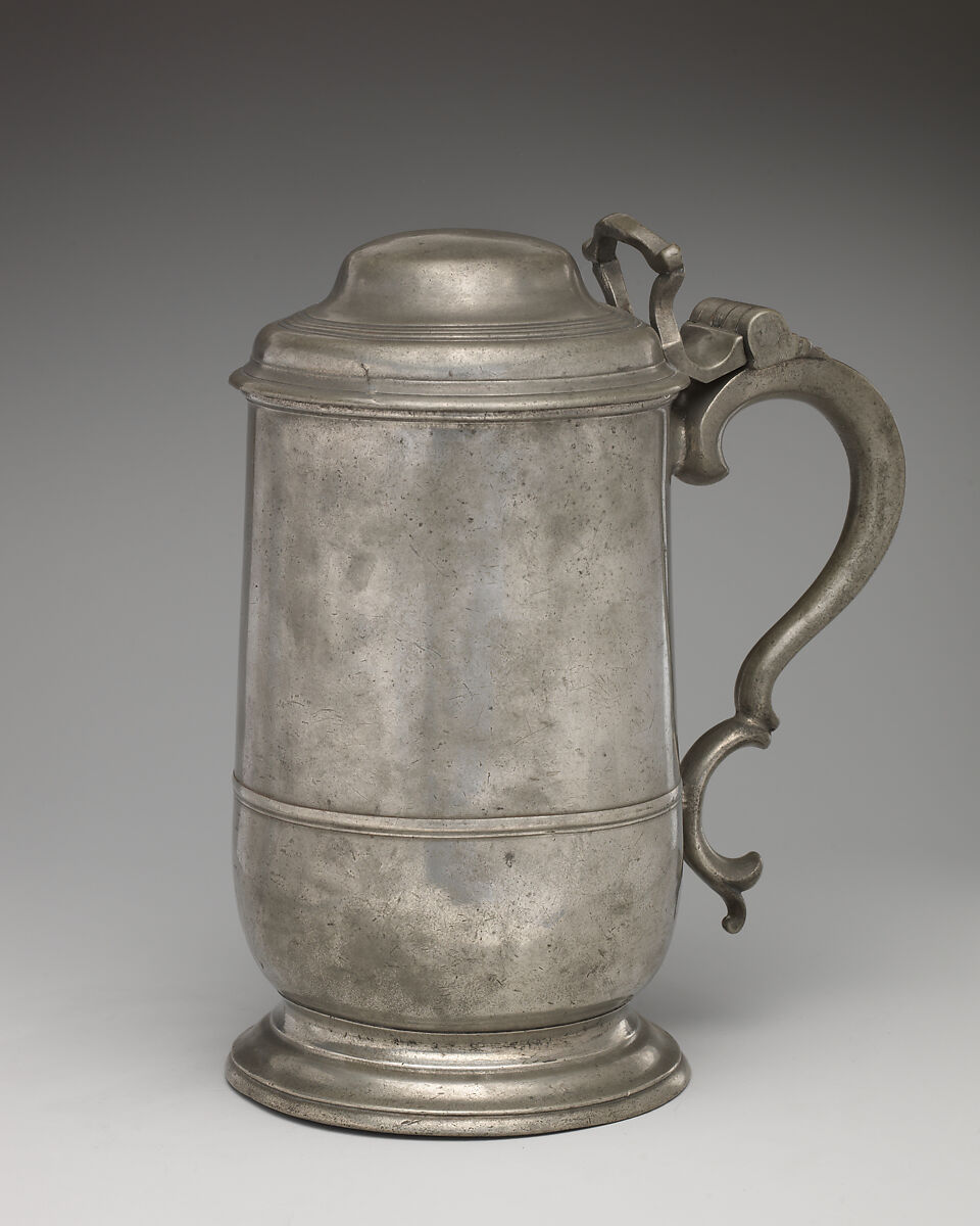 Communion flagon, Townsend and Compton, Pewter, British, London 