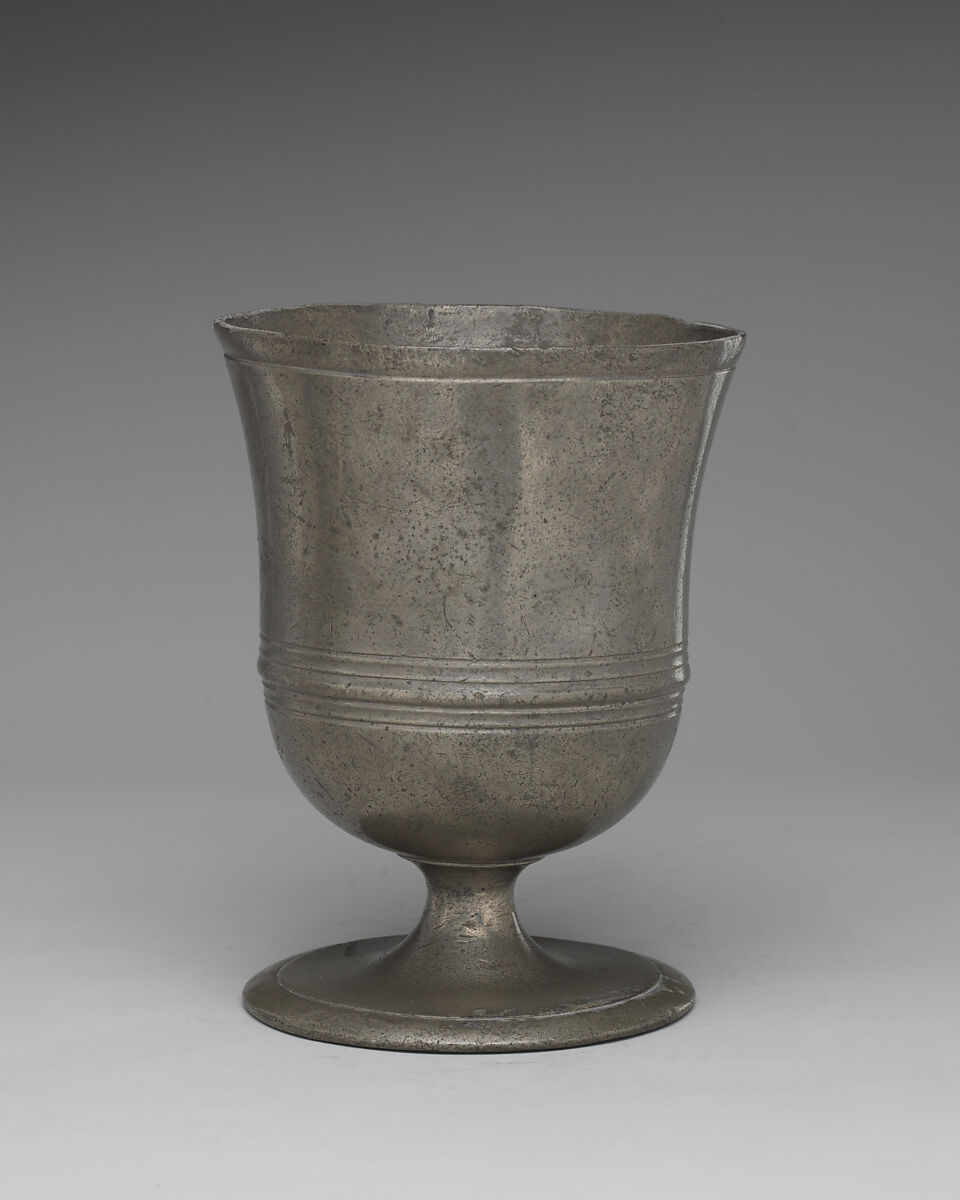 Goblet, Gerardin &amp; Watson, London, Pewter, British 