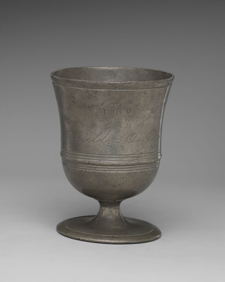 Goblet, Gerardin &amp; Watson, London, Pewter, British