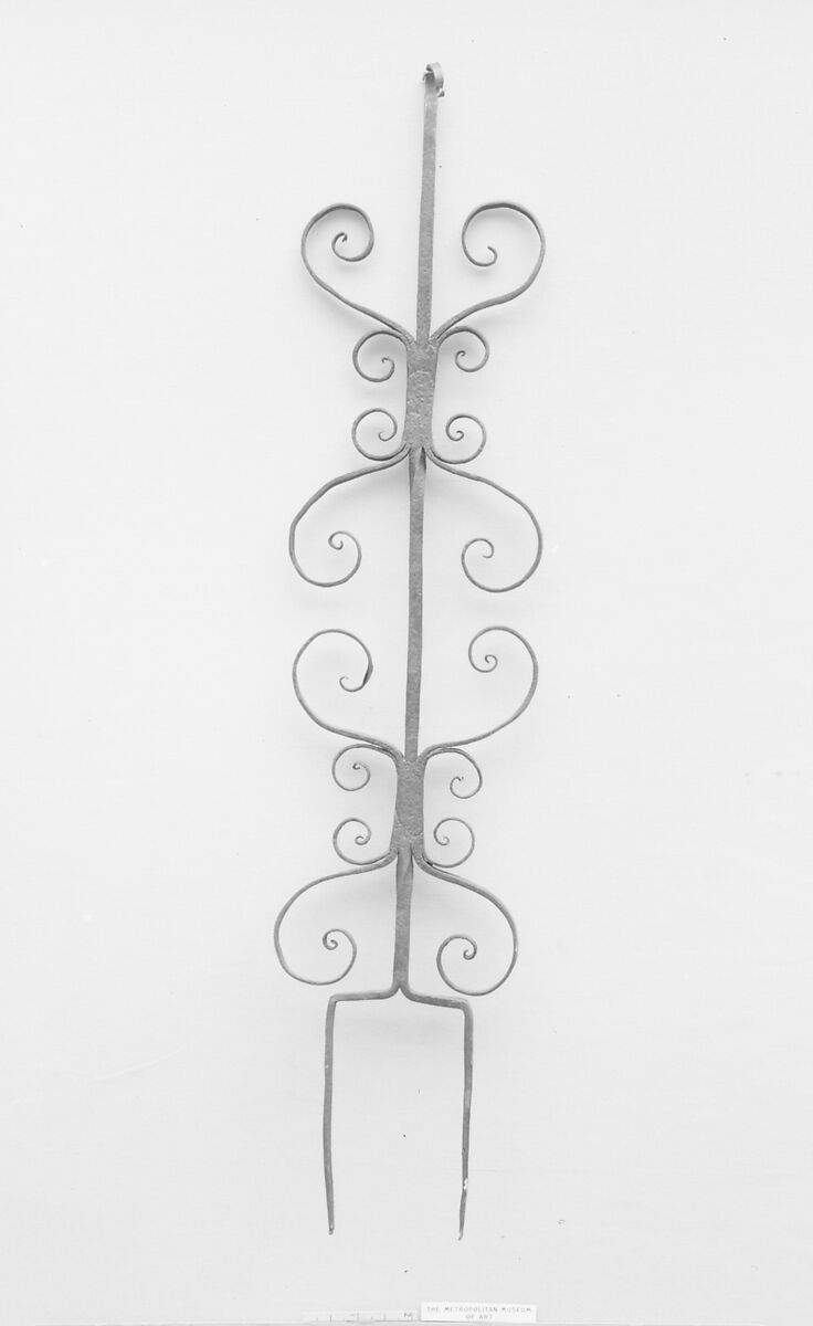 Broiling or toasting fork, Iron, possibly Spanish 